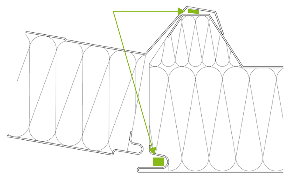 Joint étanchéité panneau sandwich