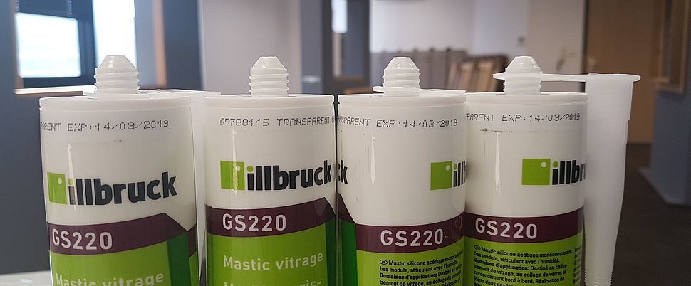 Ejemplo de DLU de la silicona acética illbruck GS220