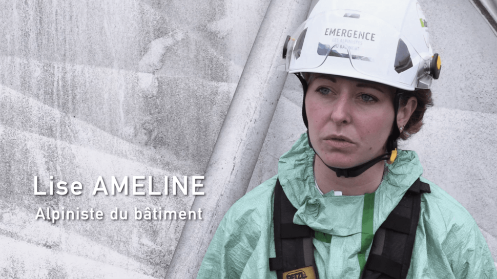 Lise Ameline, Alpinista de edificios Lise Ameline, Alpinista de edificios