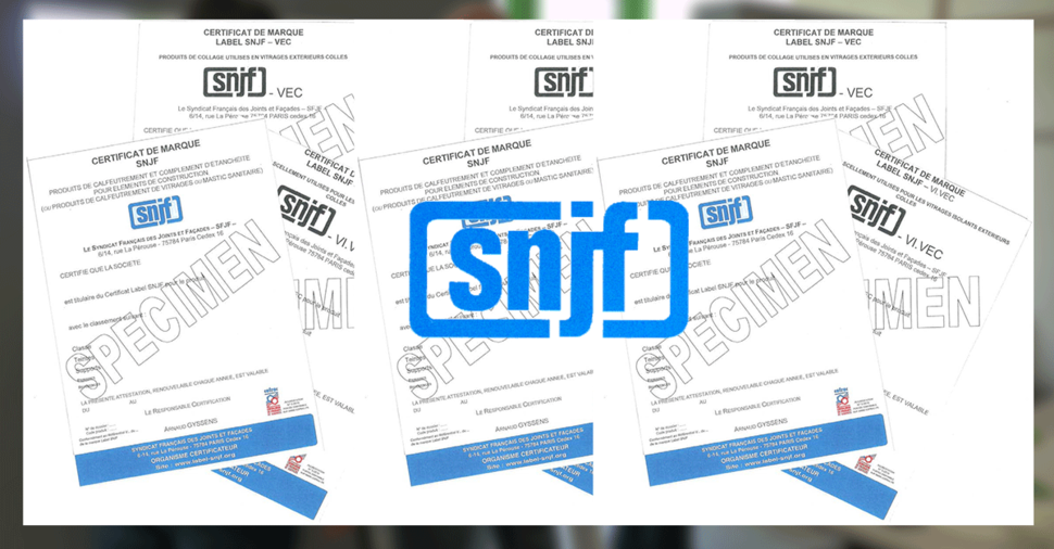 Etiqueta muestra SNJF